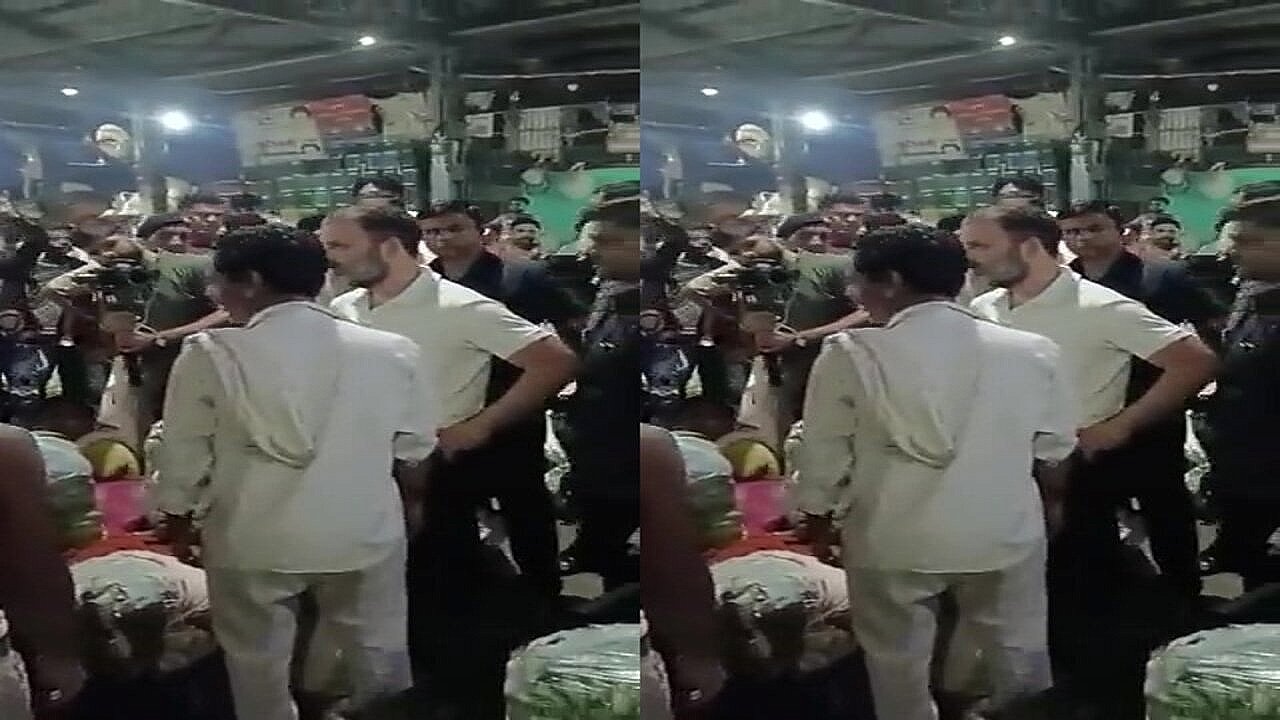 Rahul Gandhi Visit Azadpur Mandi 