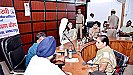 Hapur News: पुलिस वालों ने कराया हेल्थ चेकअप, स्वास्थ्य परीक्षण शिविर का हुआ आयोजन 