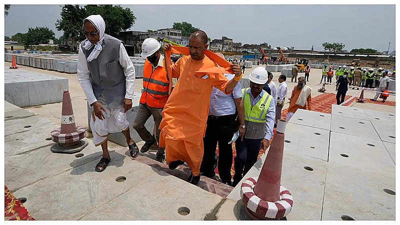 Ayodhya: CM योगी कल श्रीराम मंदिर निर्माण कार्य का लेंगे जायजा, दर्शन-पूजन के बाद करेंगे अवलोकन