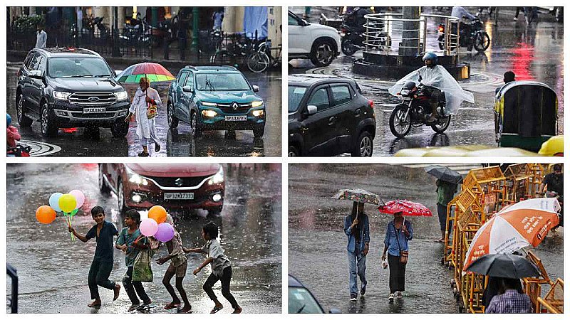 Lucknow Ka Mausam: बारिश में झमाझम भीग रहा लखनऊ, जानिए कैसा रहेगा आने वाला दिन