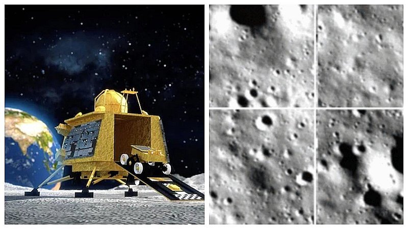Chandrayaan-3: विक्रम लैंडर ने भेजी चांद के सबसे नजदीक की तस्वीरें, ऐसा दिखता है दक्षिणी ध्रुव..बाहर निकला रोवर प्रज्ञान
