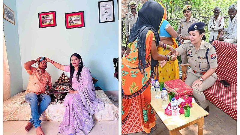 Chitrakoot News: भाइयों की कलाइयों में बहनों ने बांधा रक्षा सूत्र, मिले उपहार