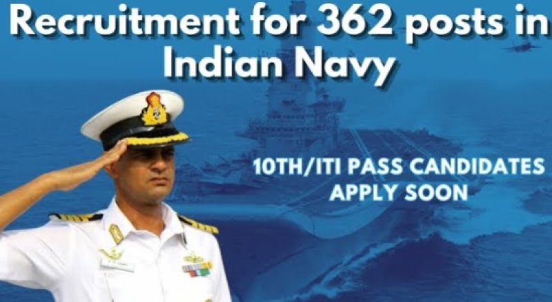 Indian Navy advertises for 362 posts