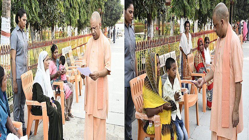 Gorakhpur News: सीएम योगी ने सुनीं 200 लोगों की समस्याएं, कहा-जन समस्या निराकरण में लापरवाही पर नपेंगे अधिकारी